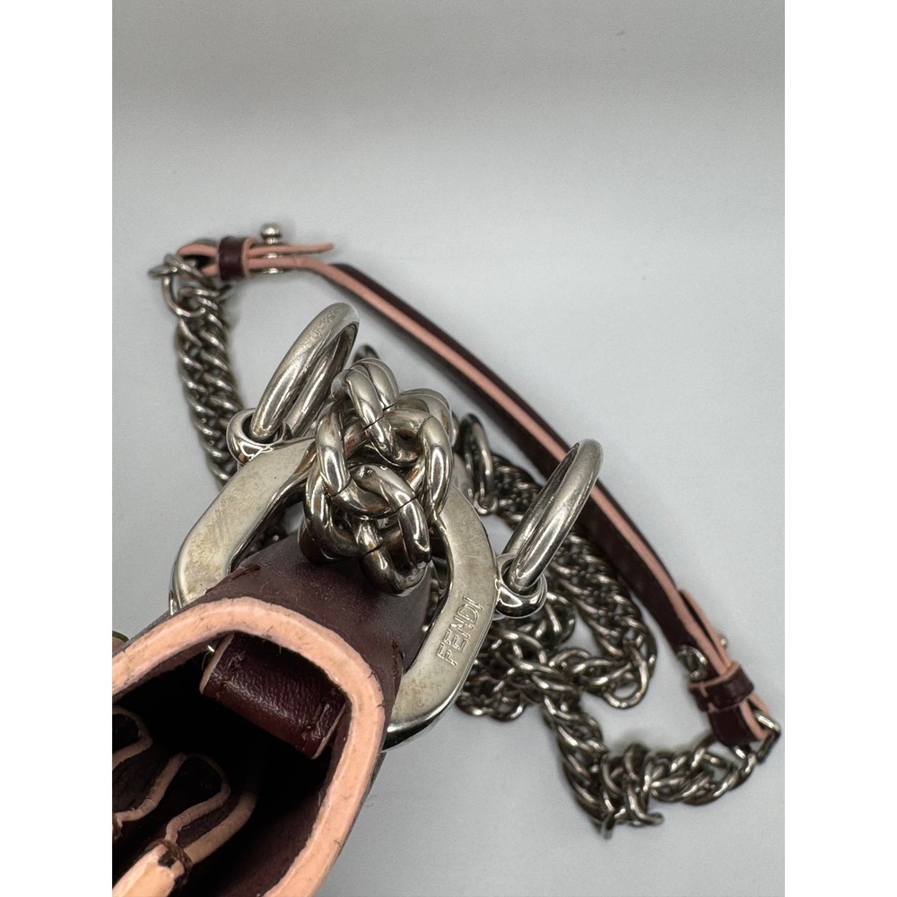 Fendi Roma Kan Studded Bag Chain Strap with COA#798 - Picture 12 of 16